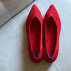 Rothy’s The Point Bright Red Size 9